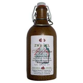 Zwiebeltröpfchen Bügel-Tonkrug 0,5 Liter